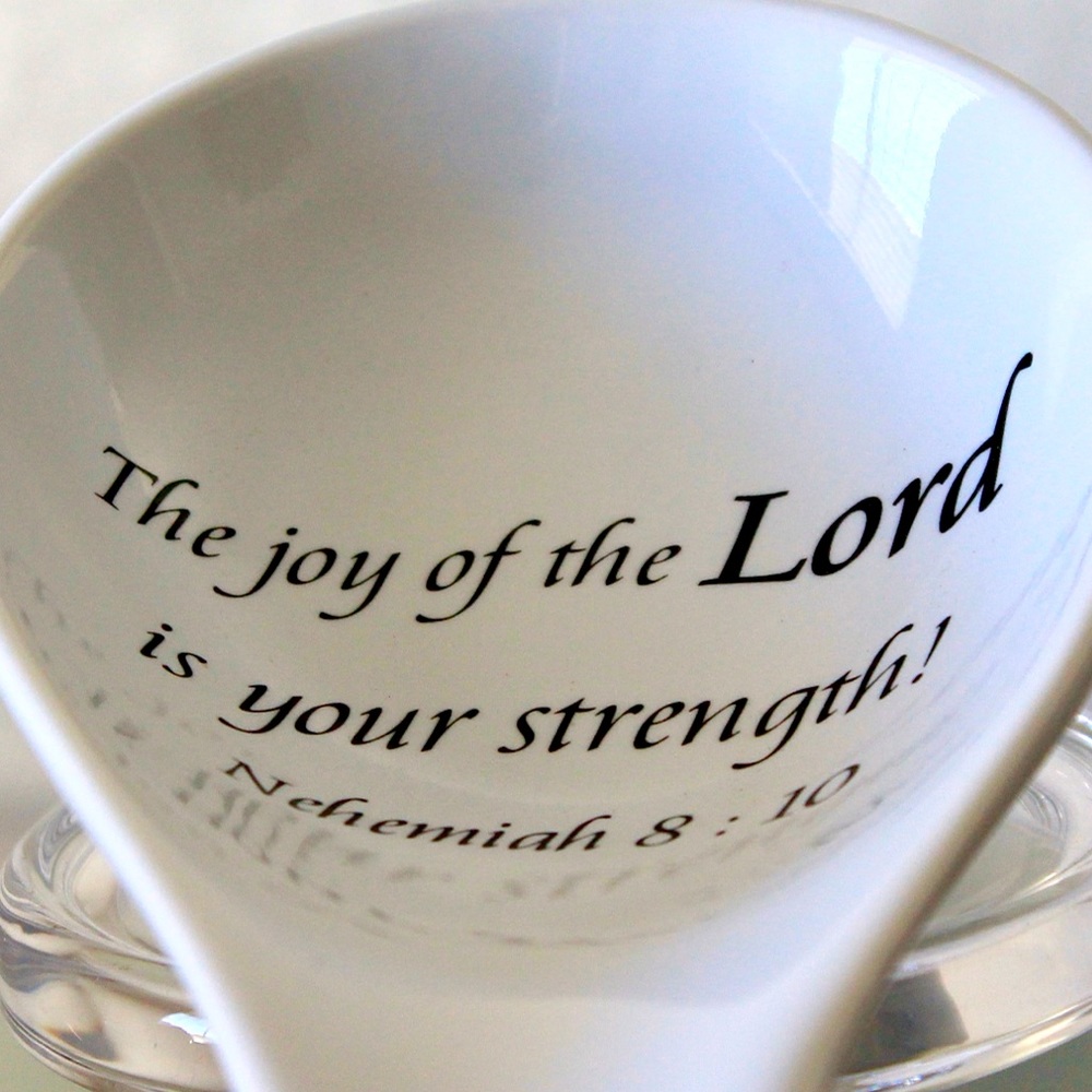 COVENTRY DAILY BLESSINGS SPOON REST NEHEMIAH 8:10 NEW